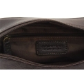 Кожаный несессер с ручкой для переноски Ashwood Leather 2080 Dark Brown. Вид 4.